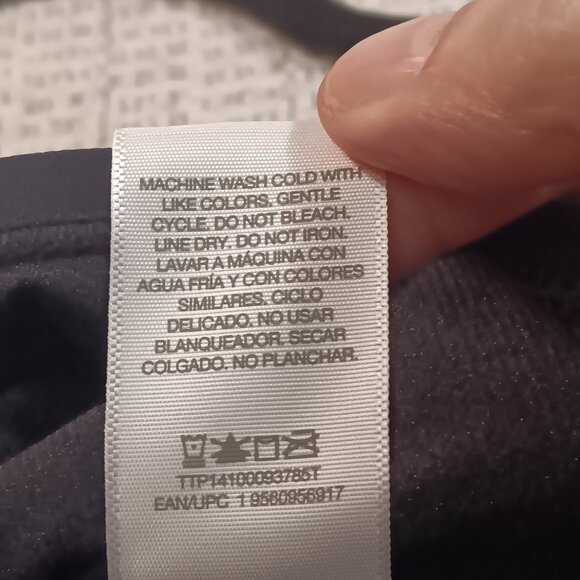 Time and Tru women's plus size rich black swim tankini top sz 3X / 24W - 26W NWT - Picture 15 of 15